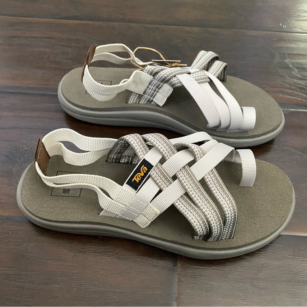 Teva Women's Sandals - Gray and White - Picture 2 of 6
